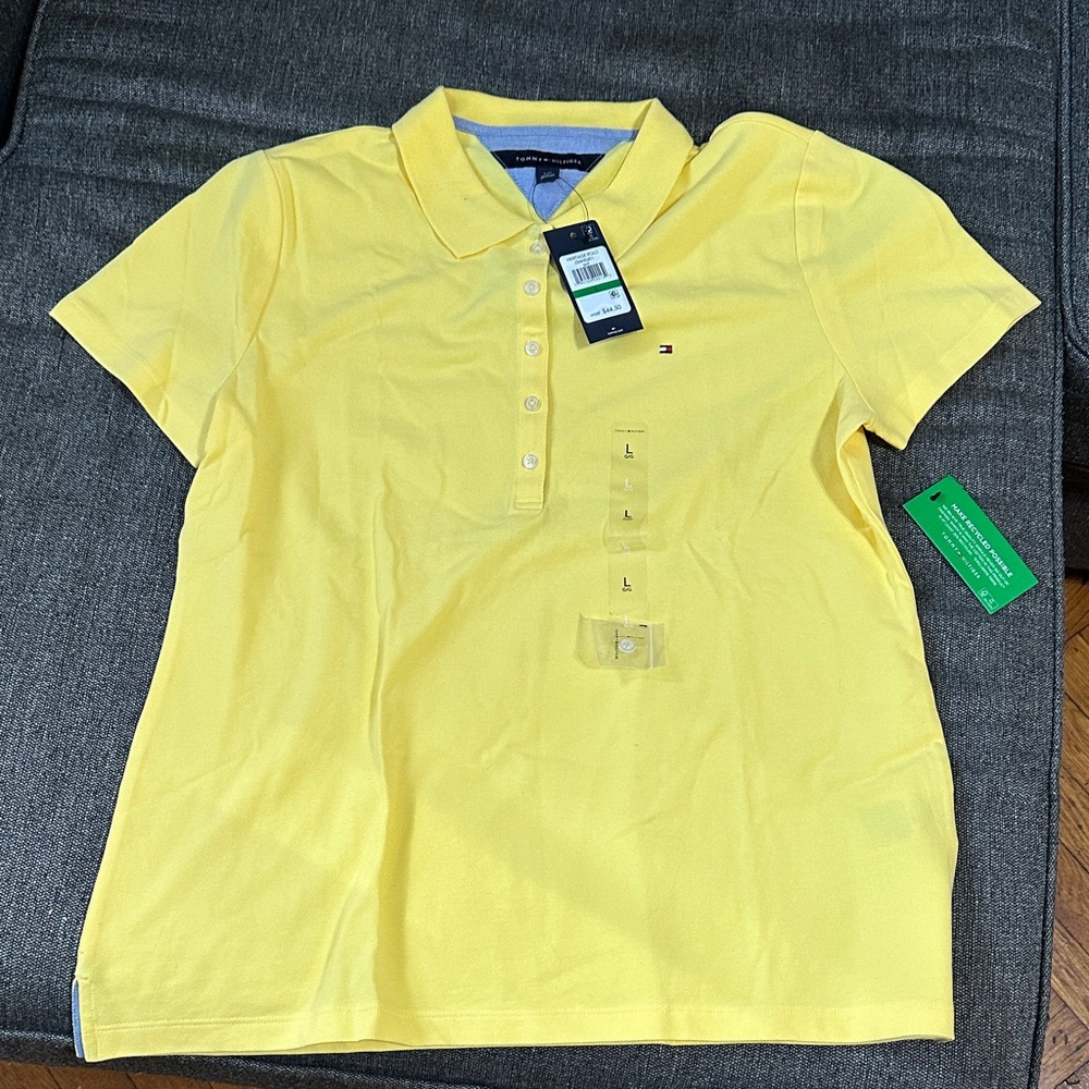 Tommy Hilfiger Light Yellow Heritage Polo